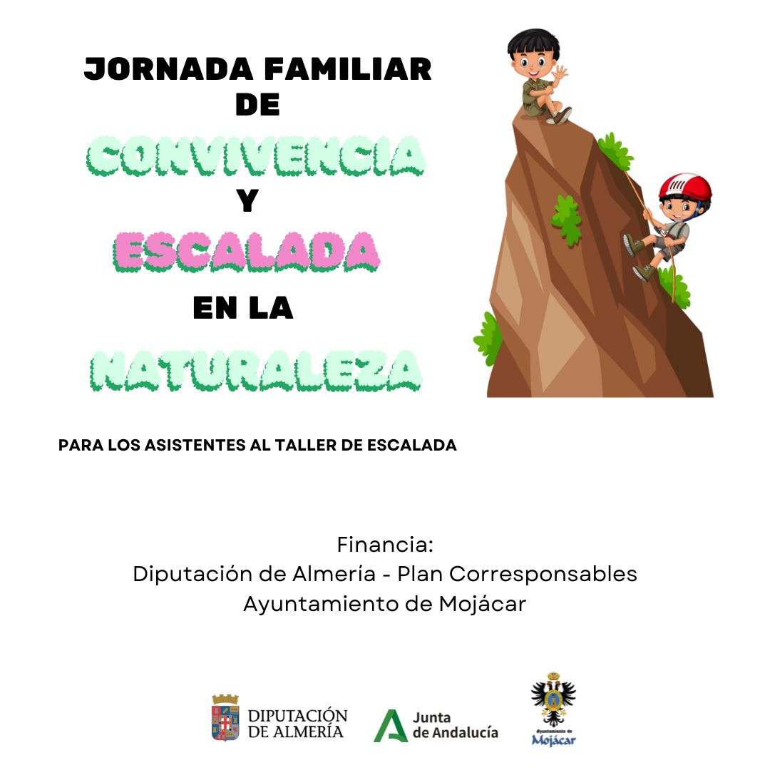 Jornada familiar de convivencia en la naturaleza para los asistentes al taller de escalada